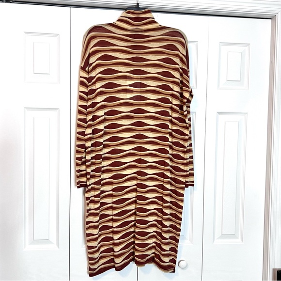 ZARA PRINTED KNIT TUNIC DRESS SPECIAL EDITION BRICK size Large NWT - Picture 10 of 15